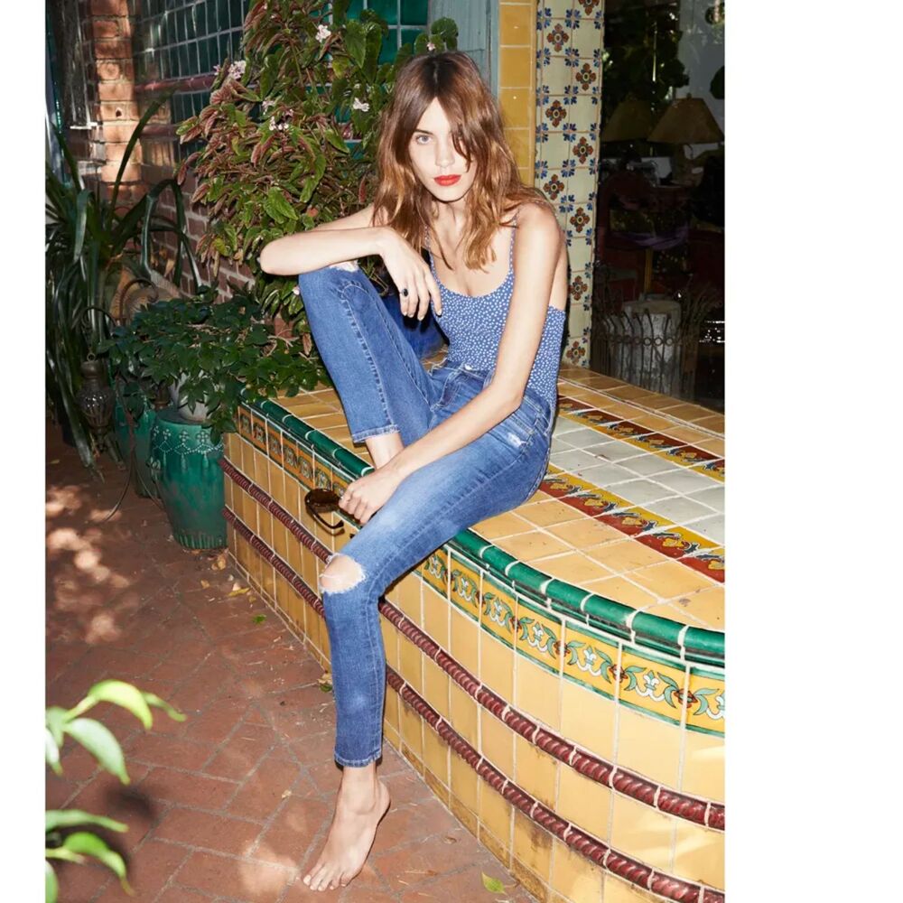 AG Alexa Chung The Legging Mid Rise Skinny Jeans